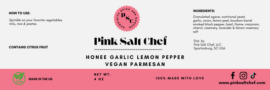 Honee Garlic Lemon Pepper Vegan Parmesan