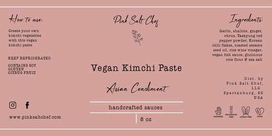 Vegan Kimchi Paste