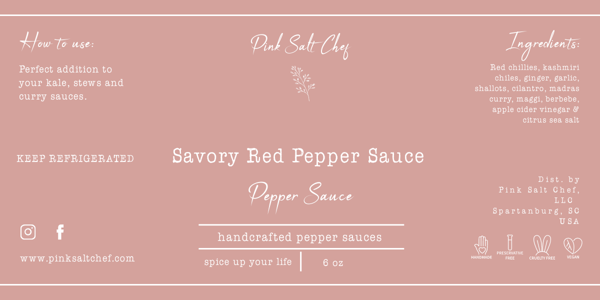 Savory Red Pepper Sauce